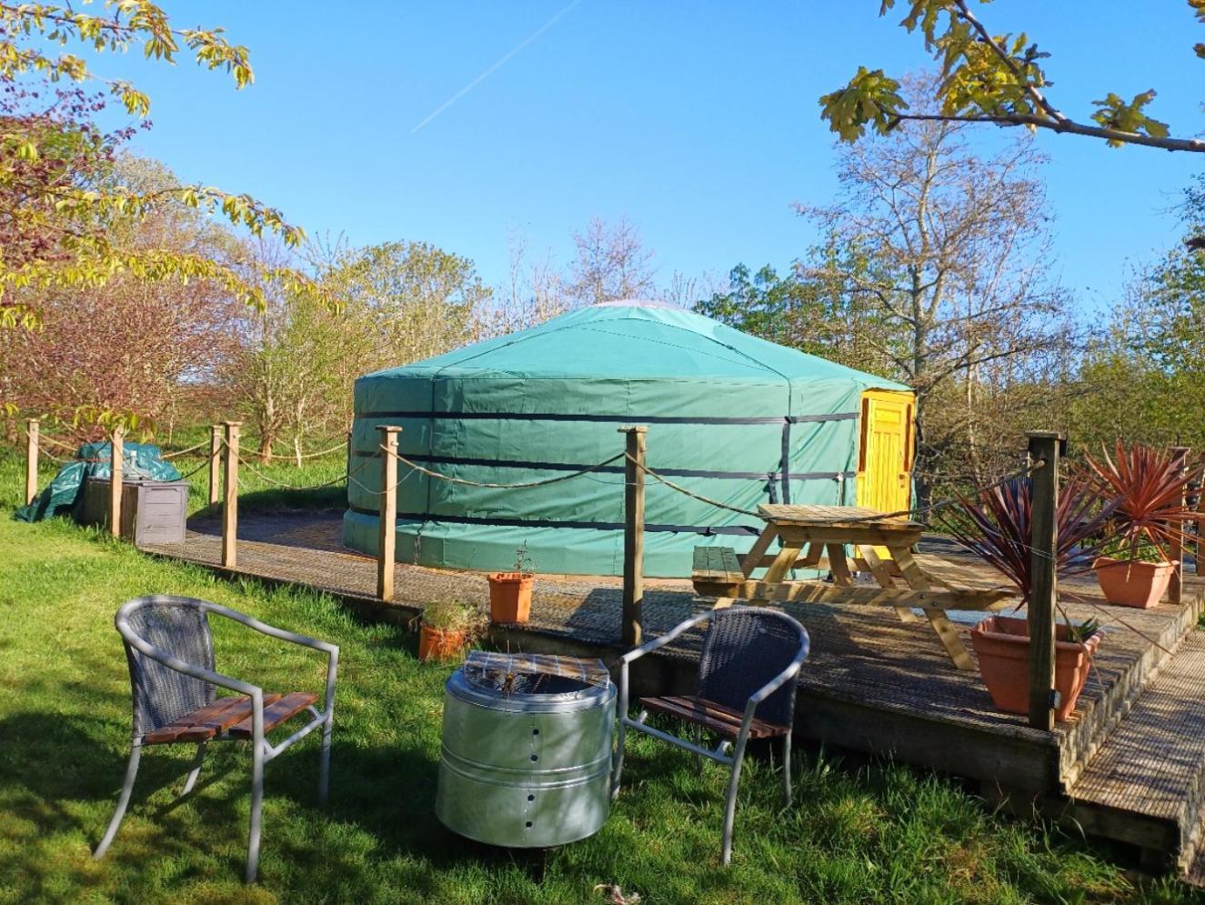 Hotel The Yurt In Cornish Woods A Glamping Experience à Penzance Extérieur photo